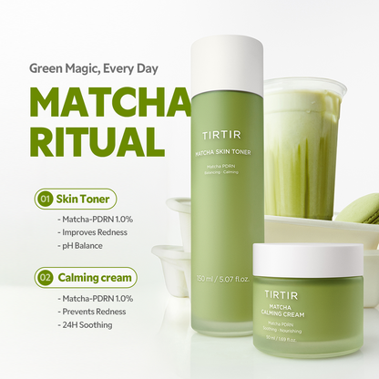 Matcha Toner & Cream Duo